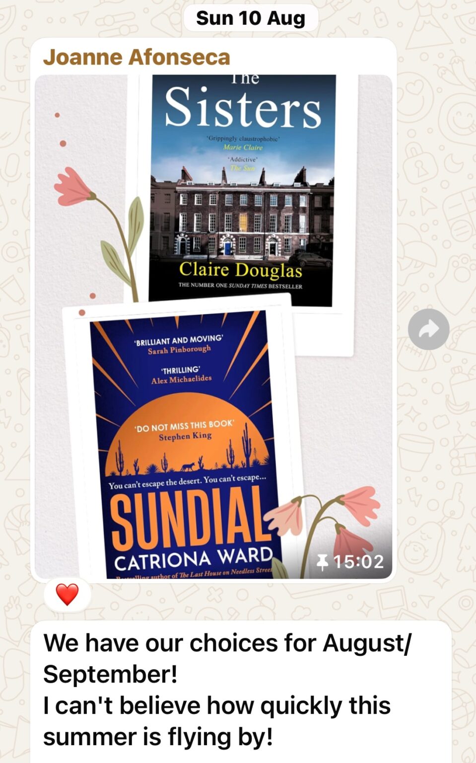 Book Club Message Thread