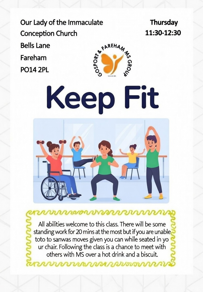 Keep Fit Class Flyer