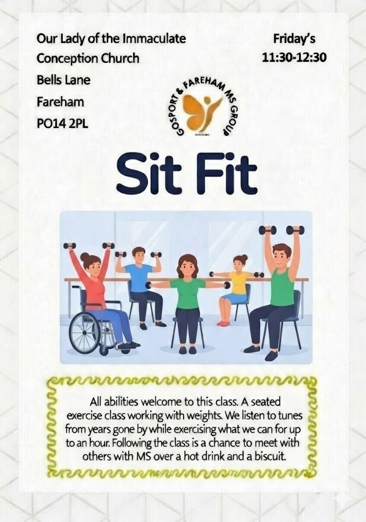Sit Fit Class Flyer